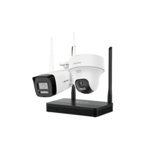 KIT DE CAMARAS IOT + NVR HIKVISION 4CH + 2CAM C/IR MICROFONO/PARLANTE