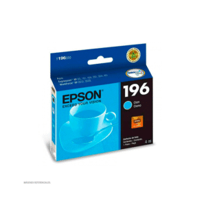 TINTA EPSON EXPRESSION T196220-AL CIANO P/XP-20-10X-20X-401/WF25XX 4ML