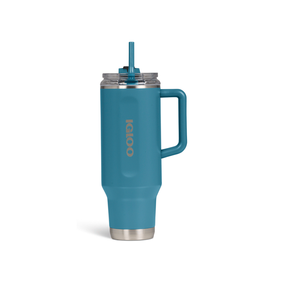 VASO TERM IGLOO 1.2L SSTL TRVL MUG C/PAJITA AZUL MODERNO 4P 71228