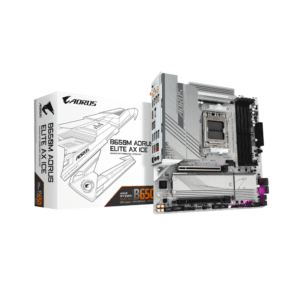 MB AM5 B650M AORUS ELITE AX ICE DDR5 GIGABYTE S/R/HDMI/DP/2M2/WIFI/MAT