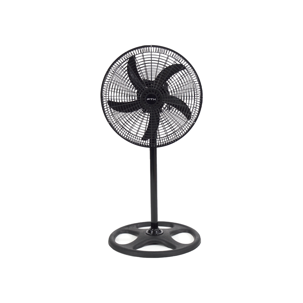 VENTILADOR DE PIE FTX 3 VEL CONFORT 70W 220V NEGRO/PLAST HB-EF-02