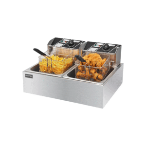 FREIDORA ELECT FTX 20L 5000W 220V ACERO INOX C/2 CESTAS DF-20