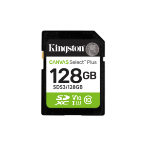 MEM SD KINGSTON 128GB SDS3/128GB 150 CANVAS SELECT PLUS CLASS 10