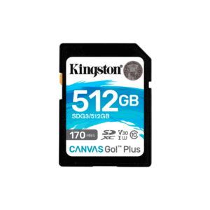 MEM SD KINGSTON 512GB SDG3/512GB 170/90 CANVAS GO PLUS