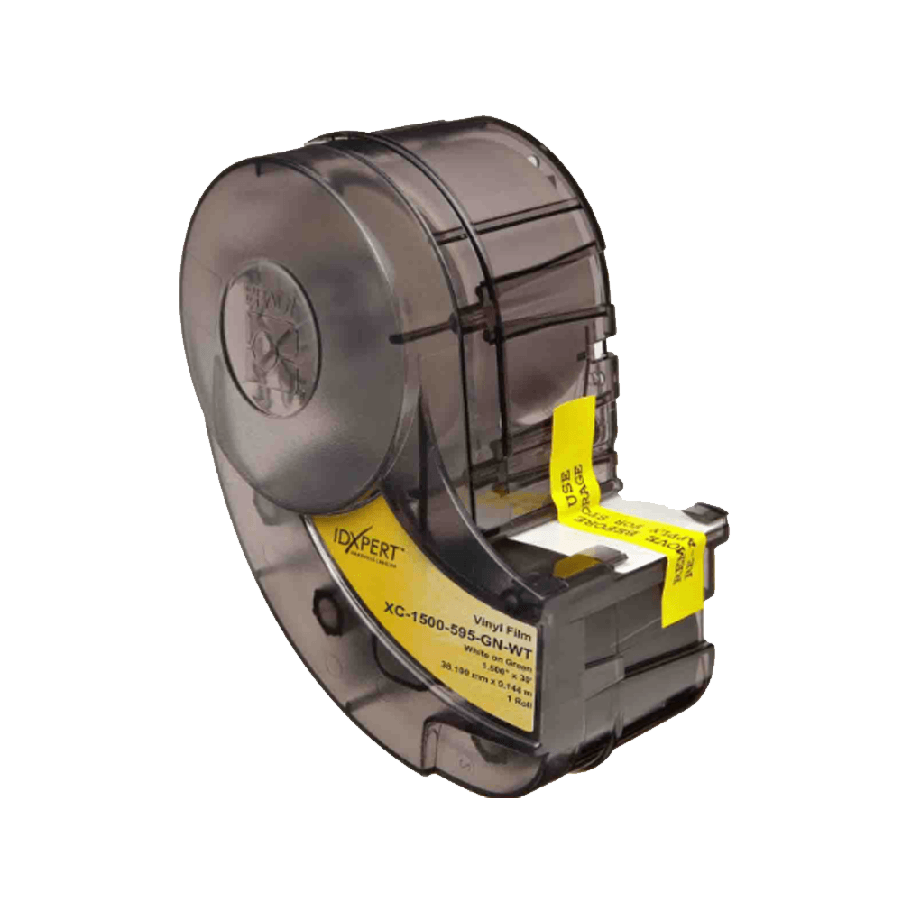 BRADY CART.ID XPERT(142329)XC-1500-580-GN-WT VER VIN IN OUT 38MM X 9.1