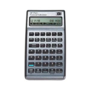 CALC FINANCIERA HP 17BII+ 2 LINEAS FORM VERTICAL PLATA