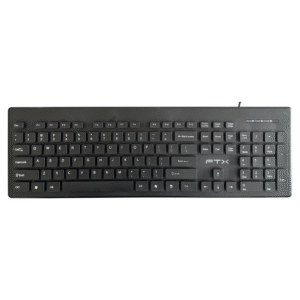 TECLADO USB FTXK100E NUM/ING/NEGRO 095316