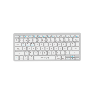 TECLADO BT FTXB1000 ULTRA SLIM POR/PLATA 099529