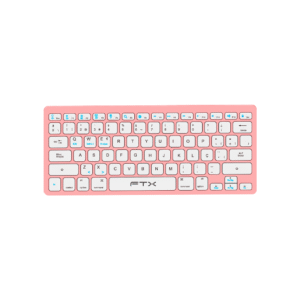 TECLADO BT FTXB1000 ULTRA SLIM POR/ROSA 099543